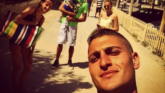 Marco Verratti : pause à Ibiza avec son fils, sa copine... et la "nounou" Sirigu