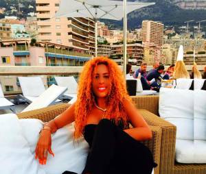 Afida Turner sexy sur une plage de Monaco, mai 2015