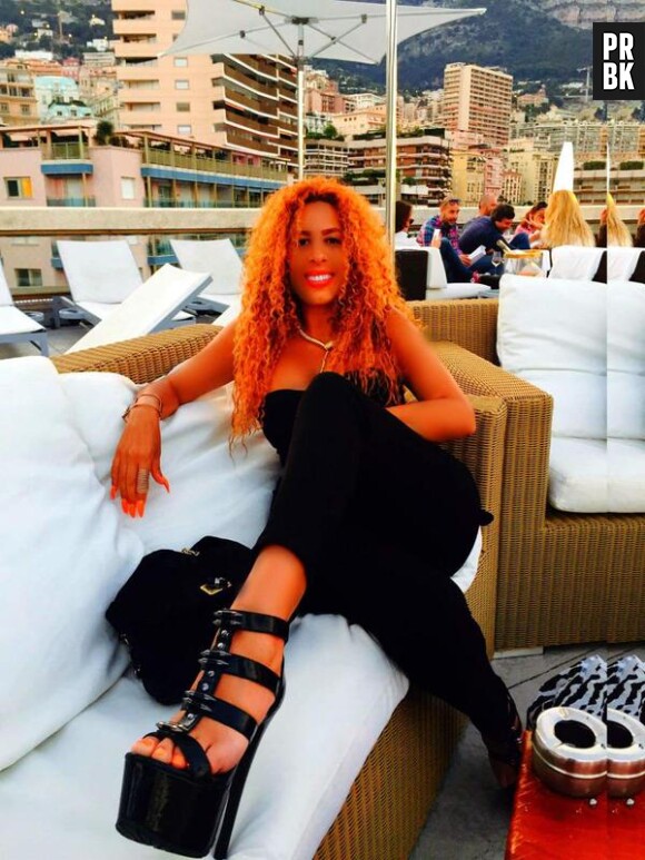 Afida Turner sexy sur une plage de Monaco, mai 2015