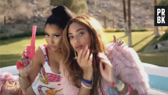 Beyoncé et Nicki Minaj complices et sexy dans le clip de 'Feeling Myself'