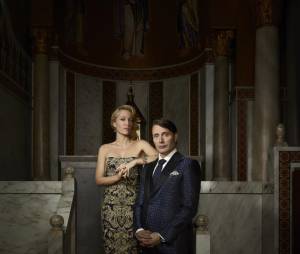 Hannibal saison 3 : Hannibal Lecter (Mads Mikkelseon) et Bedelia du Maurier (Gillian Anderson)