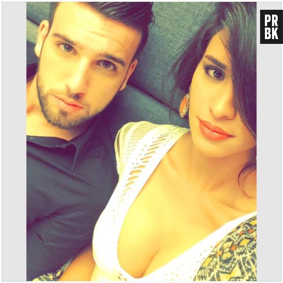Leila Ben Khalifa avec son petit ami Aymeric bonnery sur une photo Instagram