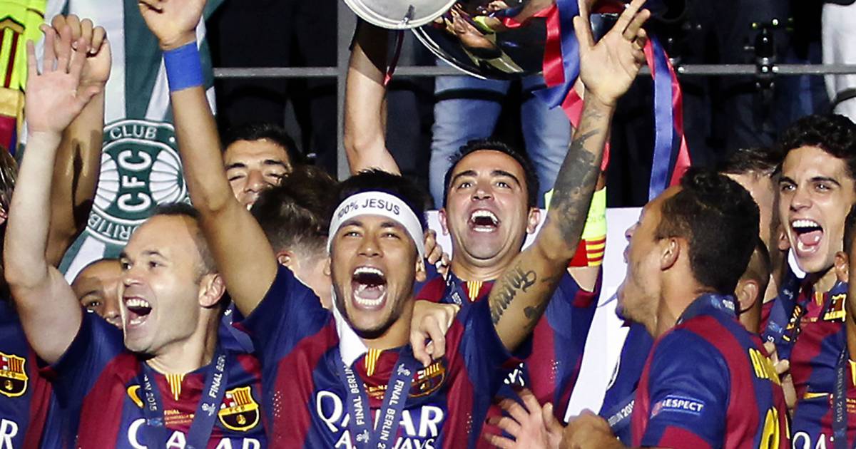 Neymar, Messi, Piqué... les papas stars du Barça fêtent la victoire ...