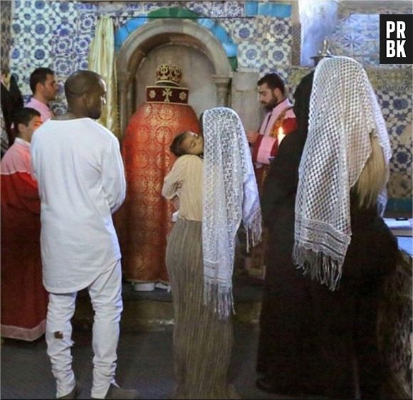 Kim Kardashian : des photos inédites du baptême de North West à Jérusalem