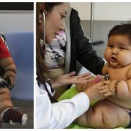 WTF : à 8 mois, ce bébé pèse déjà... 21 kilos !