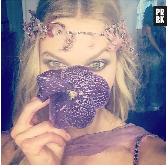 Karlie Kloss au défilé haute-couture Atelier Versace à Paris, 5 juillet 2015