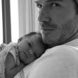 David Beckham et Harper en 2011 : l'ex footballeur ressort une photo vintage pour les 4 ans de sa fille, le 10 juillet 2015 sur Instagram