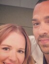 Grey's Anatomy saison 12 : Sarah Drew et Jesse Williams dans les coulisses du tournage