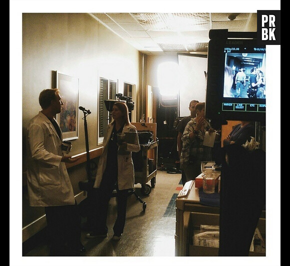 Grey's Anatomy saison 12 : Kevin McKidd et Ellen Pompeo dans les coulisses du tournage