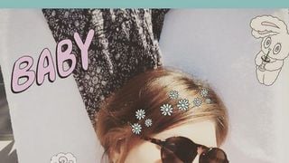Leslie maman : première photo de son bébé sur Instagram