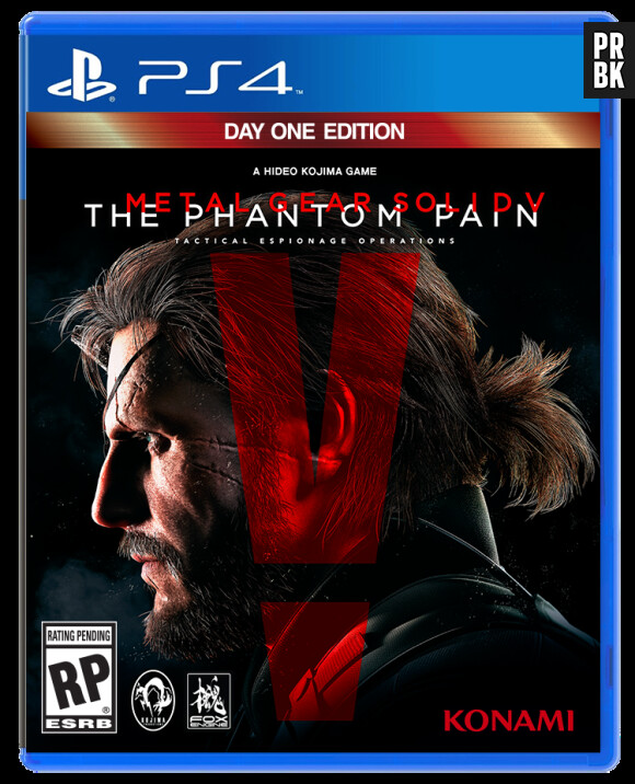 Metal Gear Solid 5 : The Phantom Pain : la jaquette de la version PS4