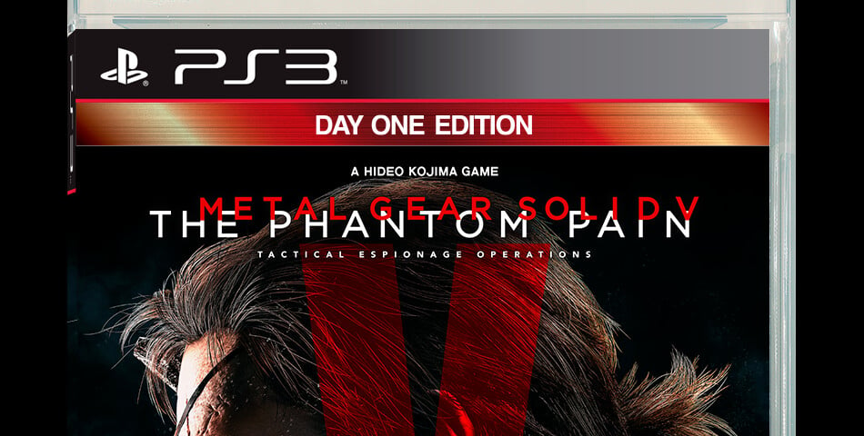  Metal Gear Solid 5 : The Phantom Pain : la jaquette de la version PS3 