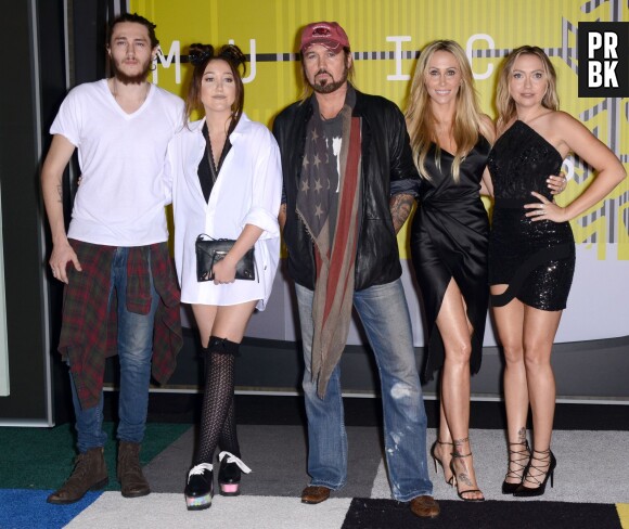 La famille Cyrus aux MTV VMA 2015