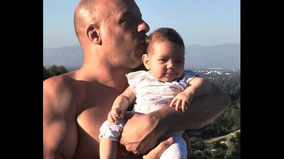 Vin Diesel papa poule : photo câline avec sa fille Pauline sur Facebook