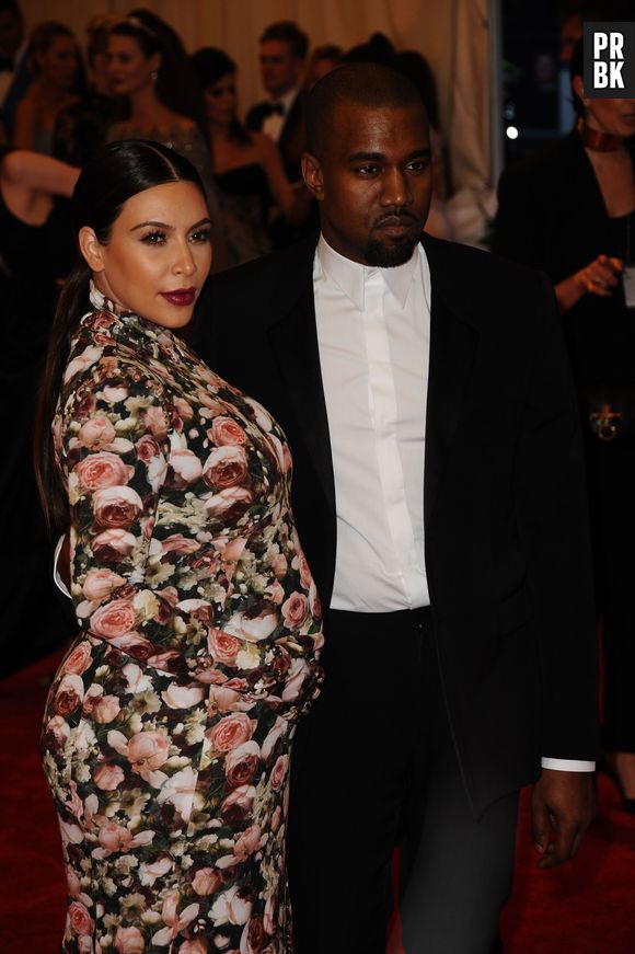 Kim Kardashian enceinte et en couple avec Kanye West au Met Gala 2013