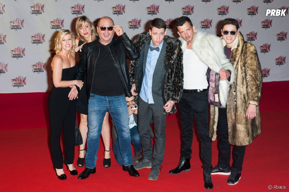 Cauet et son équipe sur le tapis rouge des NRJ Music ...