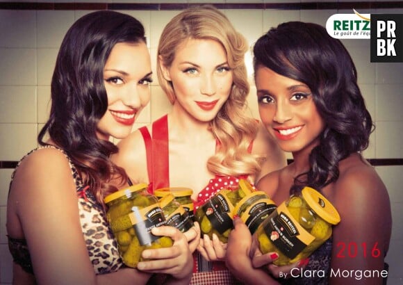 Clara Morgane s'associe à REITZEL pour un calendrier 2016 sexy