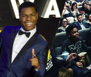 John Boyega a surpris des fans de Star Wars dans plusieurs cinémas de New York