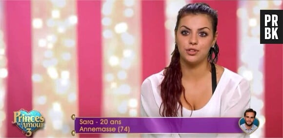 Sara (Les Princes de l'amour 3) dans l'épisode du 4 janvier 2015 sur W9