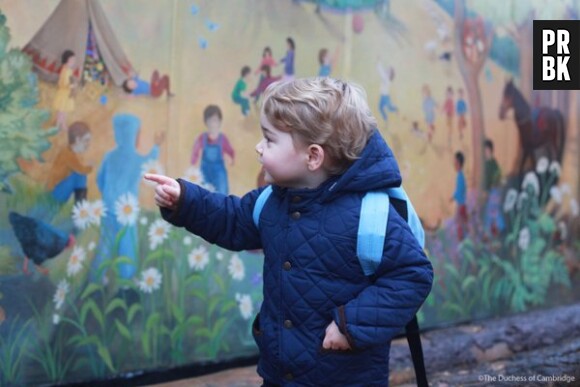 Le Prince George fait sa rentrée à la crèche dans le Norfolk le 6 janvier 2015