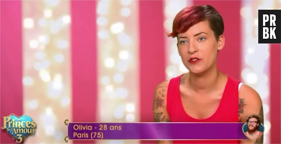 Olivia (Les Princes de l'amour 3) dans l'épisode du 22 janvier 2016 sur W9