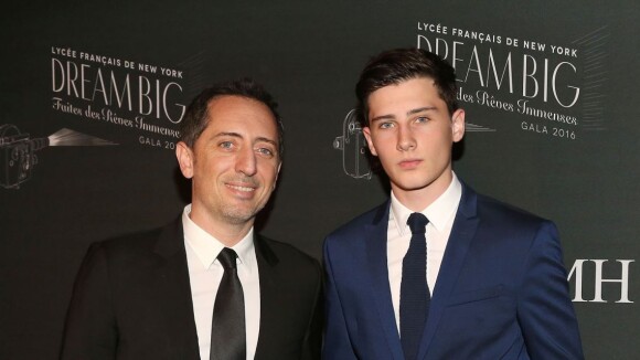 Gad Elmaleh et son fils Noé, stars du gala du lycée français de New-York