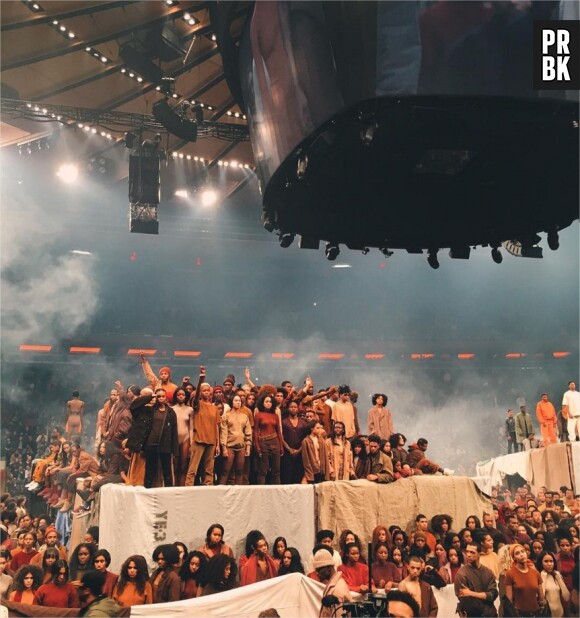 Le défilé Yeezy Season 3 de Kanye West au Madison Square Garden de New-York, le 11 février 2016