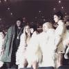 Le clan Kardashian et Lamar Odom au défilé Yeezy Season 3 de Kanye West au Madison Square Garden de New-York, le 11 février 2016