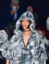 Rihanna pour le défilé Fenty Puma by Rihanna pendant la Fashion Week de New-York, le 12 février 2016