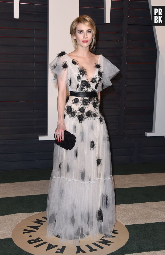 Emma Roberts à la soirée organisée par Vanity Fair après les Oscars le 28 février 2016