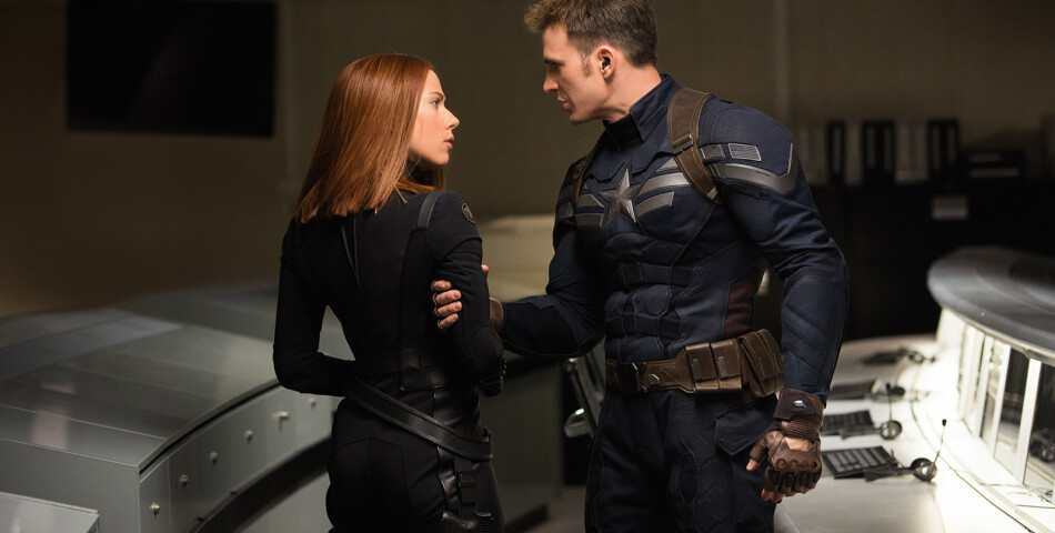 Captain America 2 : Chris Evans et Scarlett Johansson sur une photo