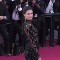 Kendall Jenner : sirène sexy en robe transparente au Festival de Cannes 2016