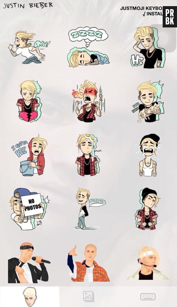 Justin Bieber : ses emojis dévoilés