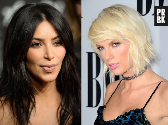 Kim Kardashian déclare la guerre à Taylor Swift, cette dernière lui répond.