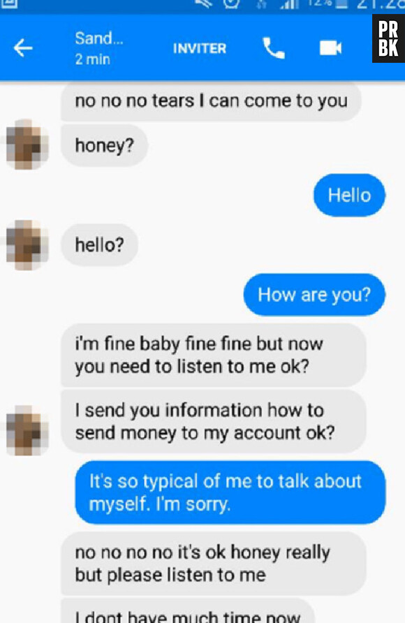 Il utilise "Hello" d'Adele pour répondre à une arnaque sur Facebook 7/10