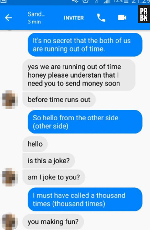 Il utilise "Hello" d'Adele pour répondre à une arnaque sur Facebook 9/10