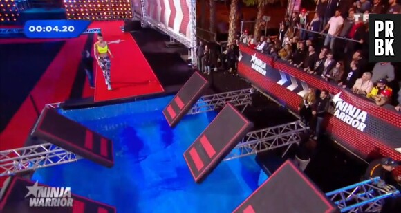 Iris Mittenaere (Miss France 2016) : gros fail dans Ninja Warrior