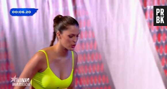 Iris Mittenaere (Miss France 2016) : gros fail dans Ninja Warrior