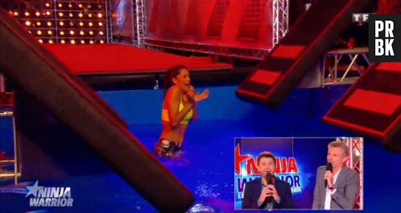 Iris Mittenaere (Miss France 2016) : gros fail dans Ninja Warrior