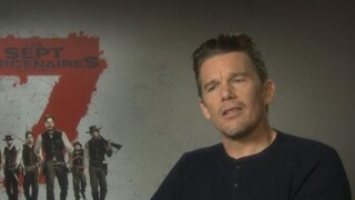 Ethan Hawke : "Chris Pratt est le plus drôle des cowboys des 7 Mercenaires" interview