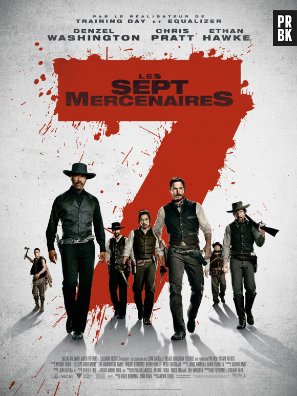 Les Sept Mercenaires : l'affiche du film