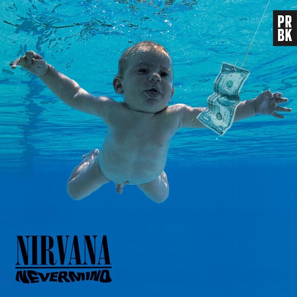 La mythique pochette "Nevermind" de Nirvana, avec Spencer Elden alors bébé à l'époque.