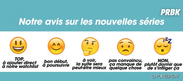 Les séries notées en emoji