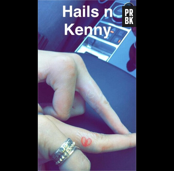 Kendall Jenner : son tatouage (en blanc) en commun avec Hailey Baldwin