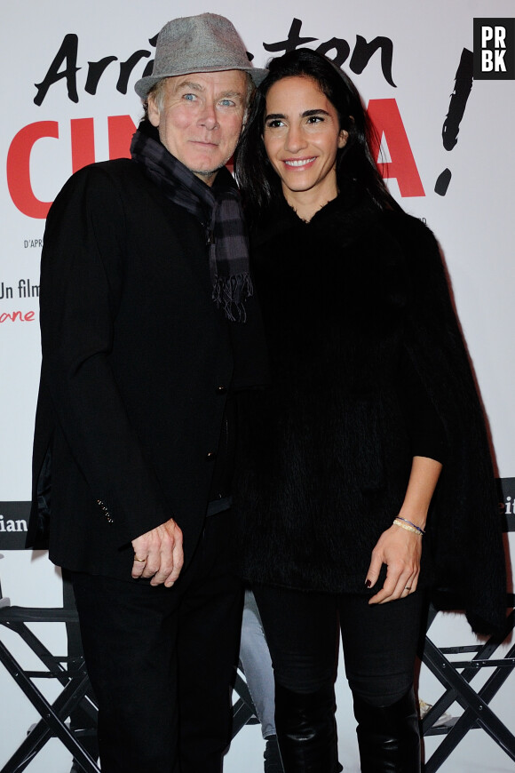 Franck Dubosc et sa femme Danièle à la première du film Arrête ton cinéma en janvier 2016