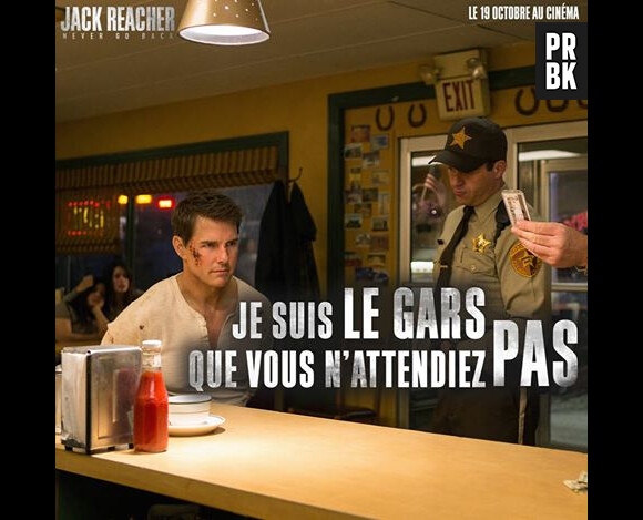 Tom Cruise est Jack Reacher dans Jack Reacher Never Go Back.