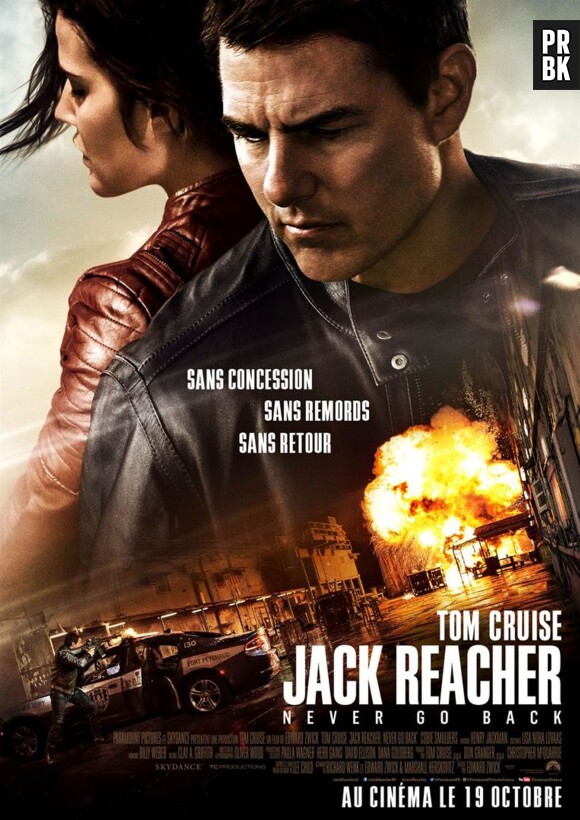 L'affiche de Jack Reacher Never Go Back