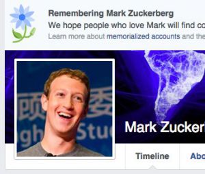 Facebook a annoncé la mort de deux mililons d'utilisateurs... dont Mark Zuckerberg.