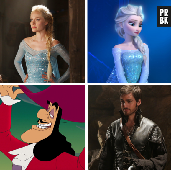 Once Upon a Time VS Disney : les personnages dans la série et dans les films