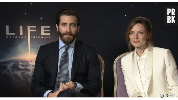 Jake Gyllenhaal et Rebecca Ferguson en interview pour Life.